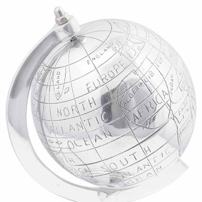 Skulptur Silber Aluminium