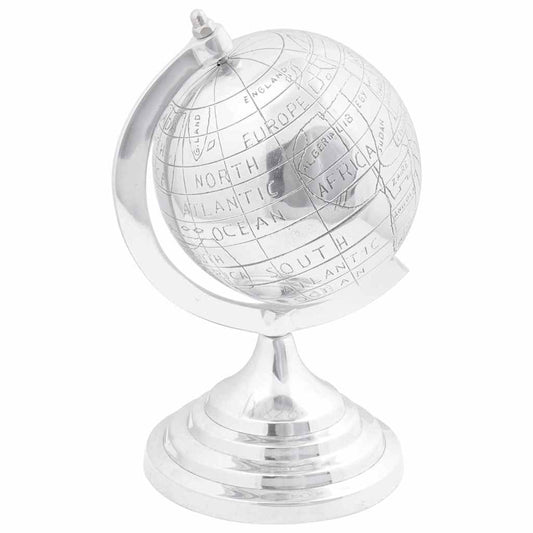 Skulptur Silber Aluminium