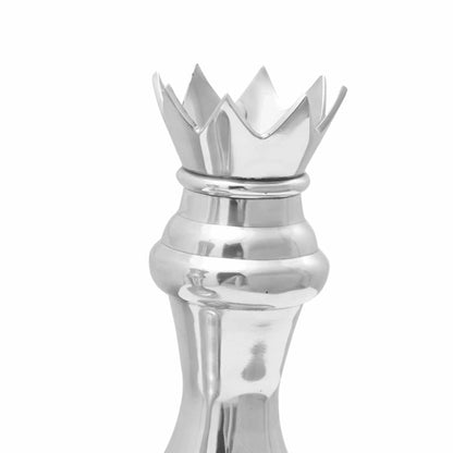 Skulpturen 2 pcs Silber Aluminium