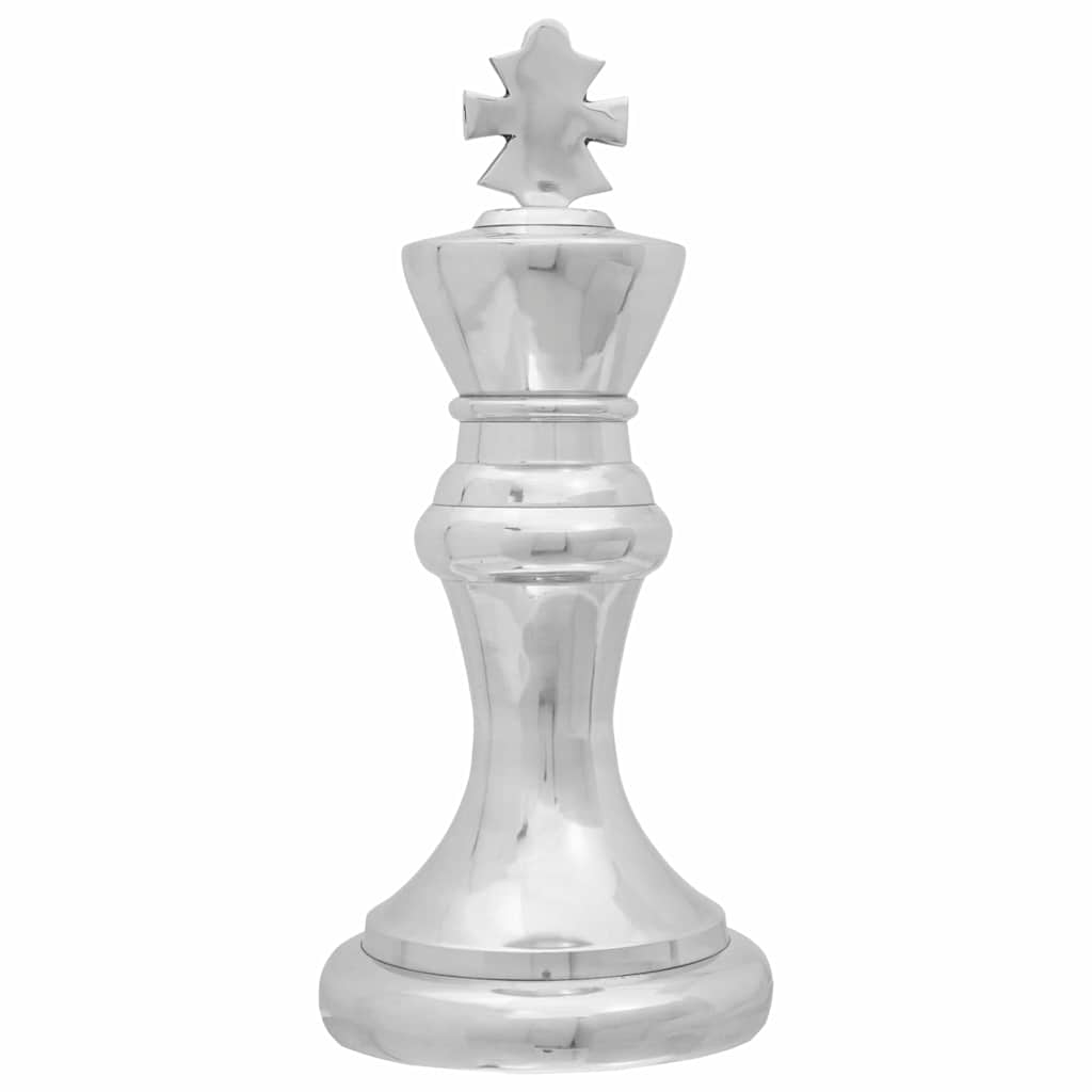 Skulpturen 2 pcs Silber Aluminium