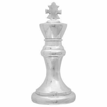 Skulpturen 2 pcs Silber Aluminium