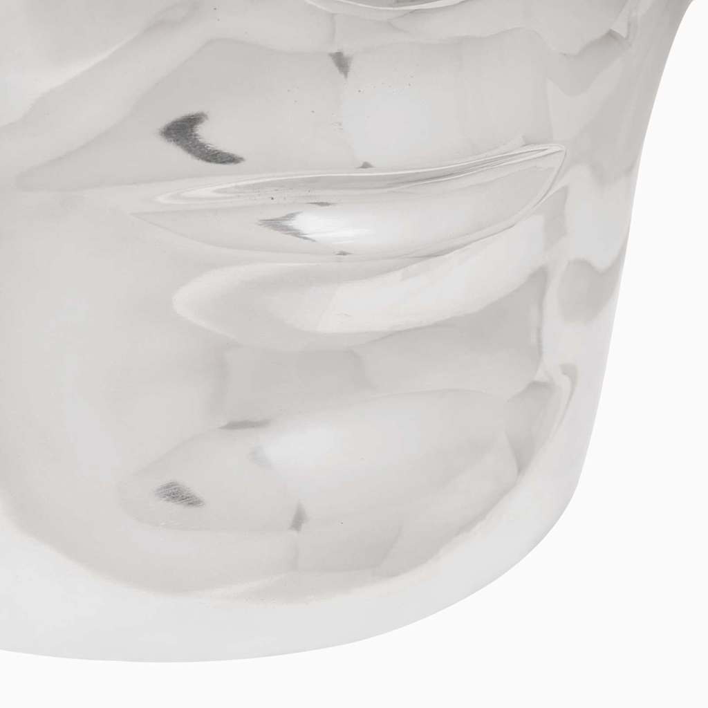 Hocker Silber Aluminium