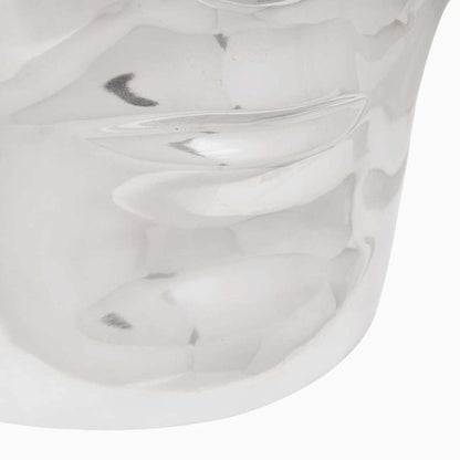 Hocker Silber Aluminium