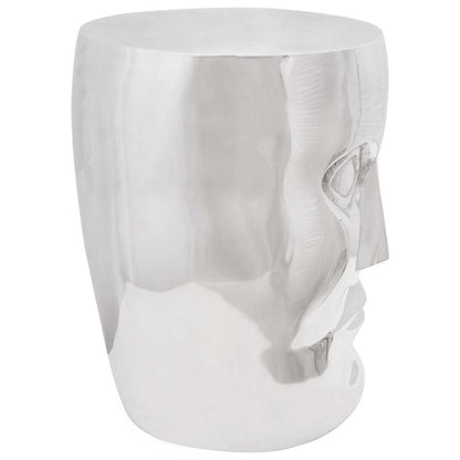 Hocker Silber Aluminium