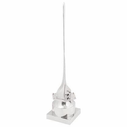 Skulptur Silber 26 x 26 x 110 cm Aluminium