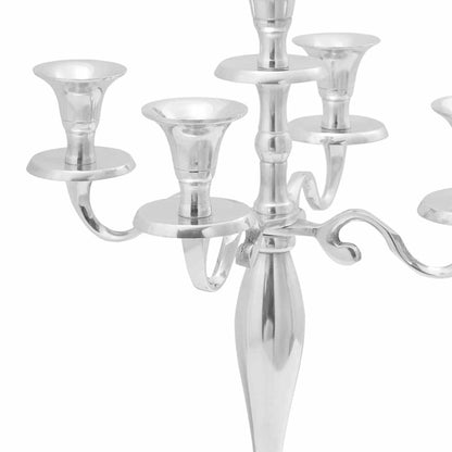 Kerzenhalter Silber 29 x 29 x 40 cm Aluminium