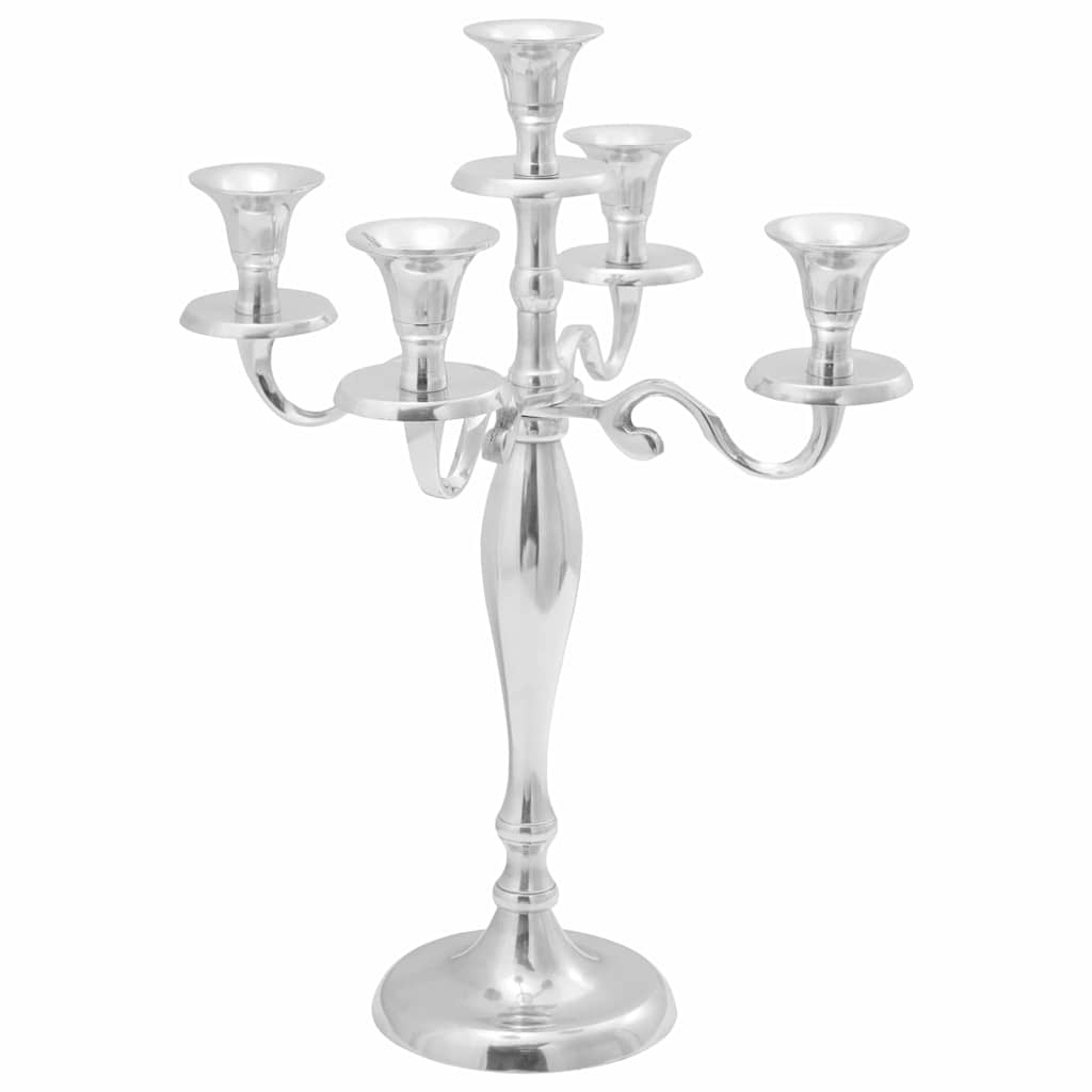 Kerzenhalter Silber 29 x 29 x 40 cm Aluminium
