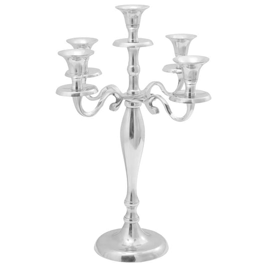 Kerzenhalter Silber 29 x 29 x 40 cm Aluminium