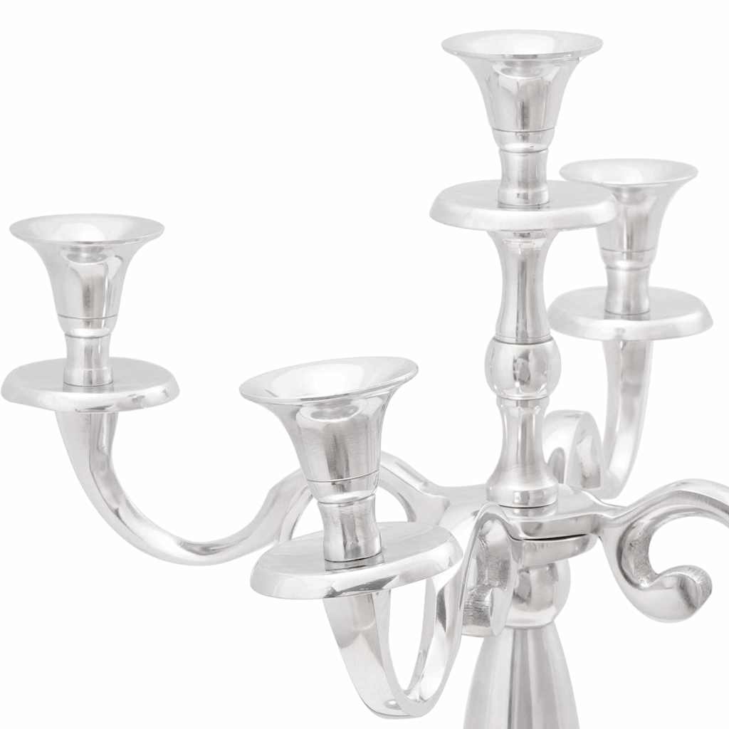 Kerzenhalter Silber 39 x 39 x 60 cm Aluminium