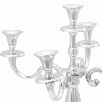 Kerzenhalter Silber 39 x 39 x 60 cm Aluminium
