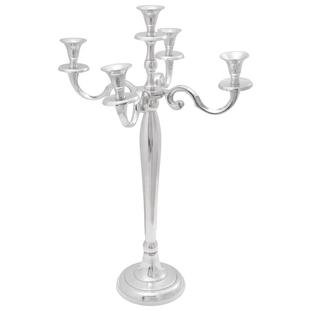 Kerzenhalter Silber 39 x 39 x 60 cm Aluminium