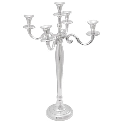 Kerzenhalter Silber 39 x 39 x 60 cm Aluminium