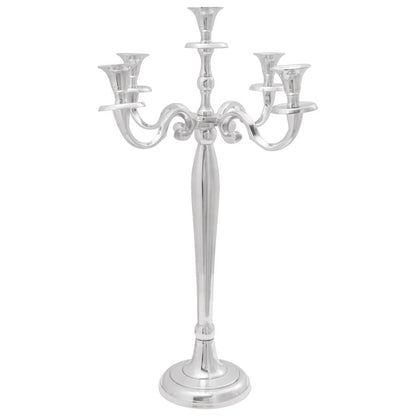 Kerzenhalter Silber 39 x 39 x 60 cm Aluminium
