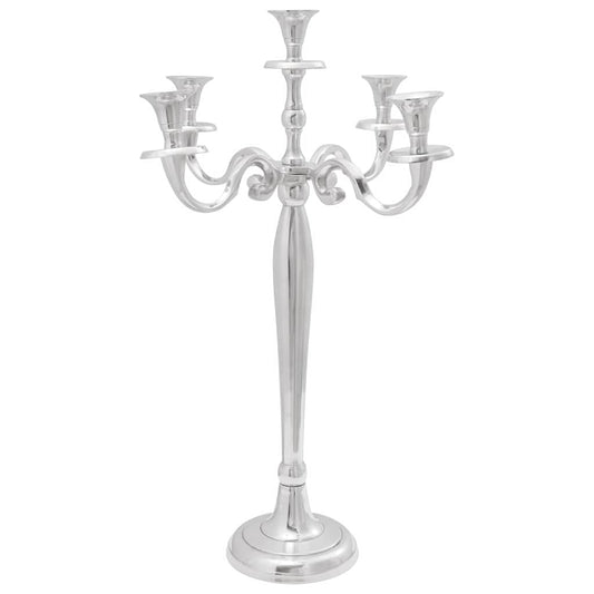 Kerzenhalter Silber 39 x 39 x 60 cm Aluminium