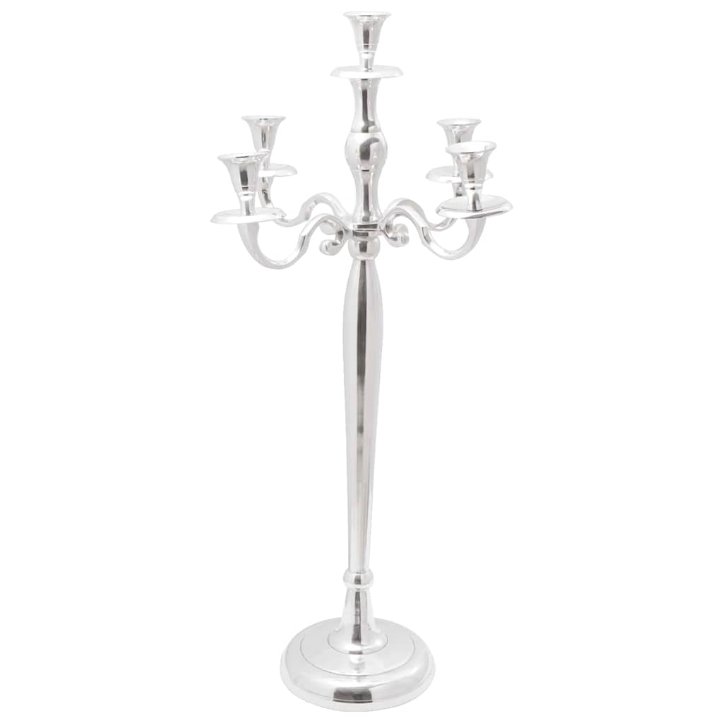 Kerzenhalter Silber 32 x 32 x 79,5 cm Aluminium