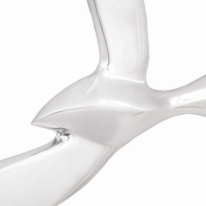 Möwe 2 pcs Silber Aluminium