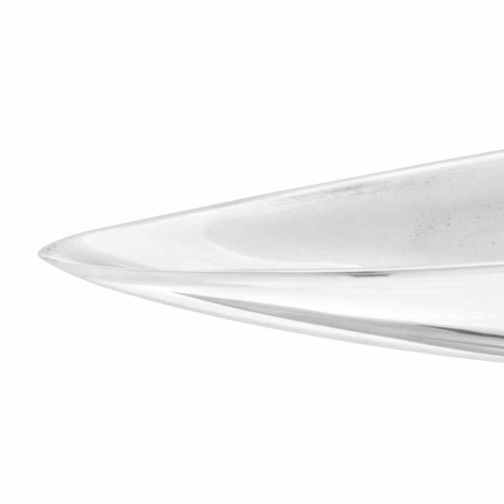 Obstkorb Silber 54 x 9 x 10 cm Aluminium