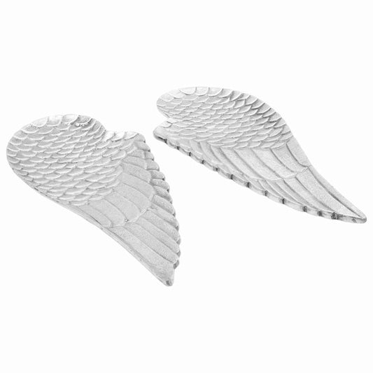 Obstkorb 2 pcs Silber 40 x 18 x 4 cm Aluminium