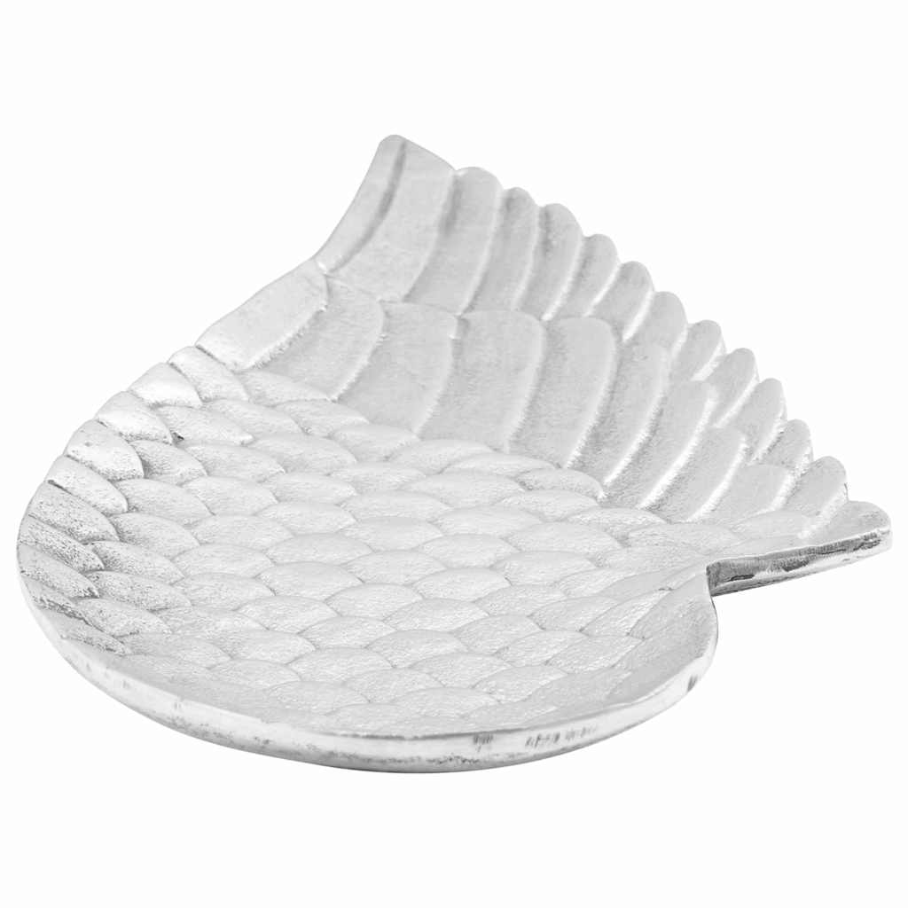 Obstkorb 2 pcs Silber 40 x 18 x 4 cm Aluminium