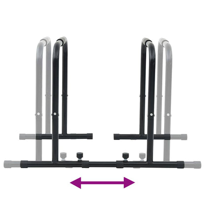 Dip-Stange Schwarz 116 x 66 x 74.5 cm Pulverbeschichteter Stahl