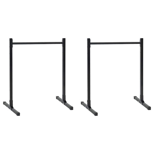 Dip-Stationen Manuell 2 pcs Schwarz 109 x 90 x 105 cm