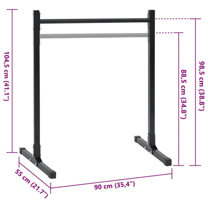 Dip-Stationen 2 pcs Schwarz 109 x 90 x 105 cm