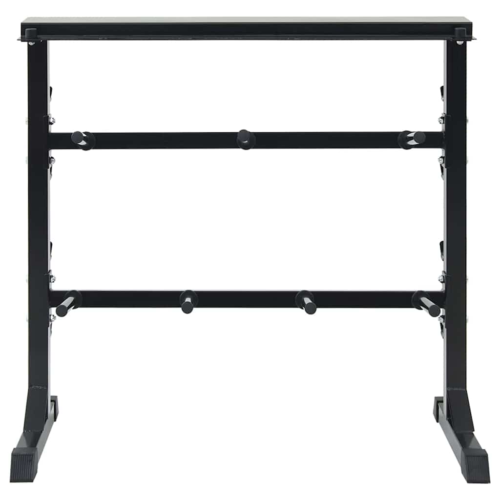 Hantel Rack Schwarz 99 x 45 x 95.5 cm Pulverbeschichteter Stahl