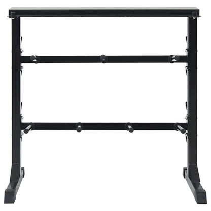Hantel Rack Schwarz 99 x 45 x 95.5 cm Pulverbeschichteter Stahl