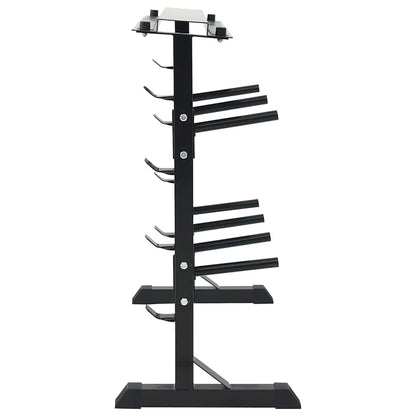 Hantel Rack Schwarz 99 x 45 x 95.5 cm Pulverbeschichteter Stahl