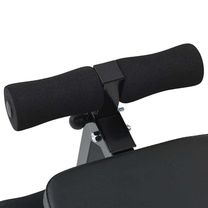 Bauchtrainer Schwarz 124 x 33.5 x 55 cm