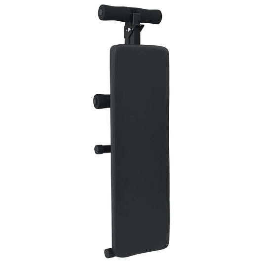 Bauchtrainer Schwarz 124 x 33.5 x 55 cm