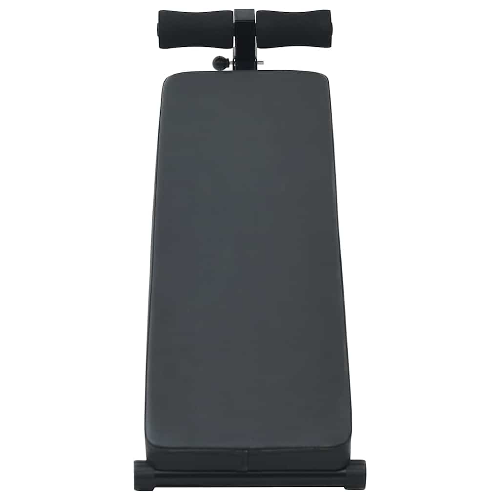 Bauchtrainer Schwarz 124 x 33.5 x 55 cm