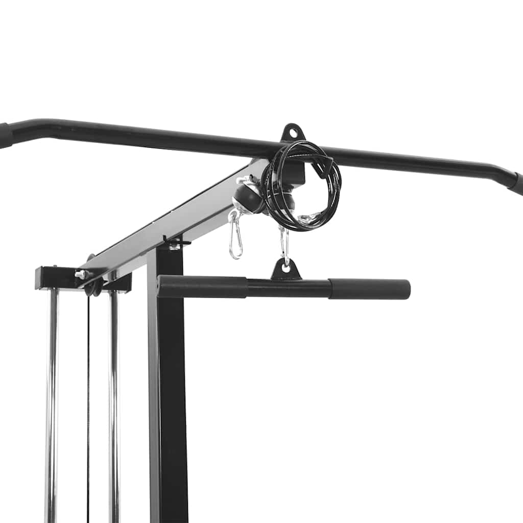 Latzugmaschine Schwarz 110 x 70 x 187 cm