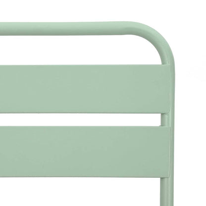 Garten Klappstuhl 2 pcs Grün 55 x 56,5 x 91cm Stahl