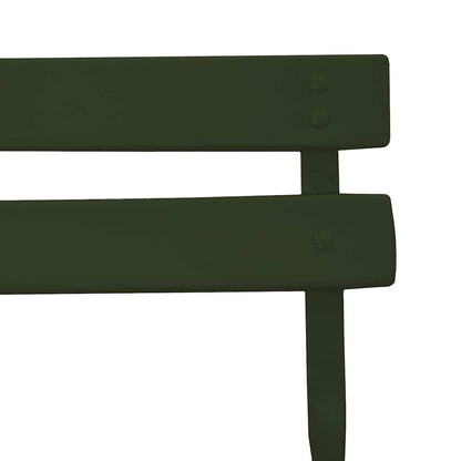 Garten Klappstuhl Falten 2 pcs Grün 42 x 46 x 82cm Stahl