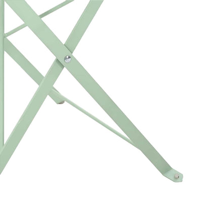 Garten Klappstuhl Falten 2 pcs Grün 42 x 46 x 82cm Stahl
