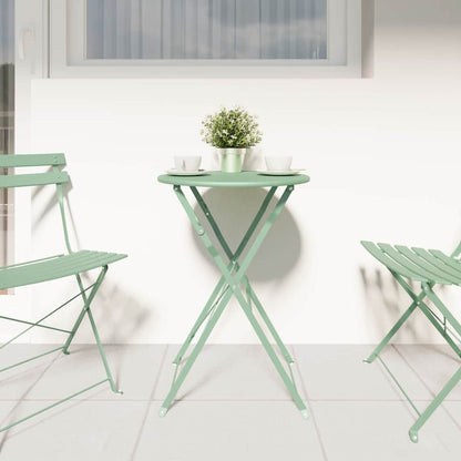 Bistrotisch Helles Mint Ø50x71 cm Pulverbeschichteter Stahl
