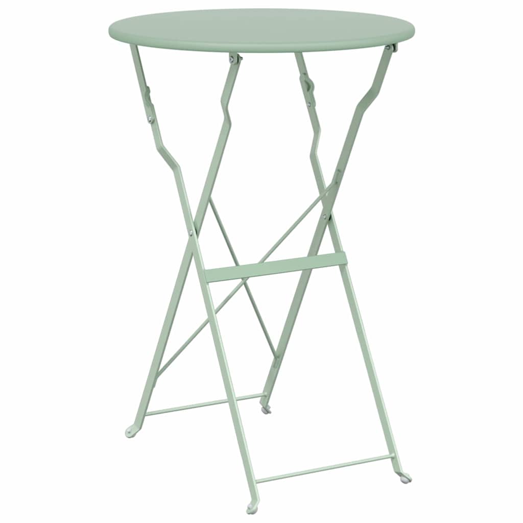 Bistrotisch Helles Mint Ø50x71 cm Pulverbeschichteter Stahl