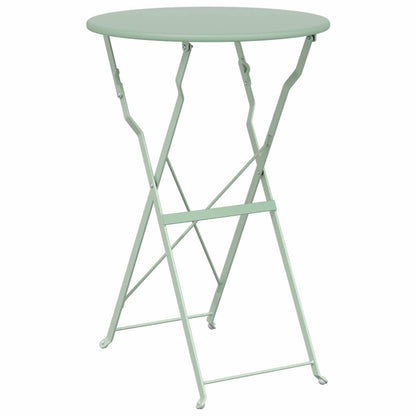 Bistrotisch Helles Mint Ø50x71 cm Pulverbeschichteter Stahl