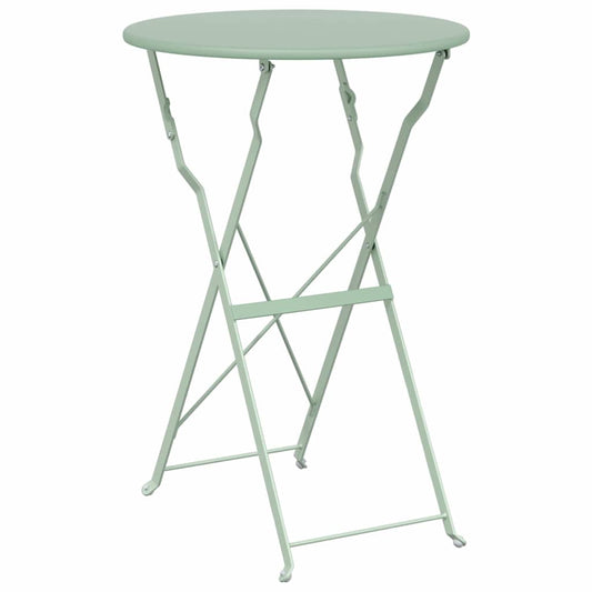 Bistrotisch Helles Mint Ø50x71 cm Pulverbeschichteter Stahl
