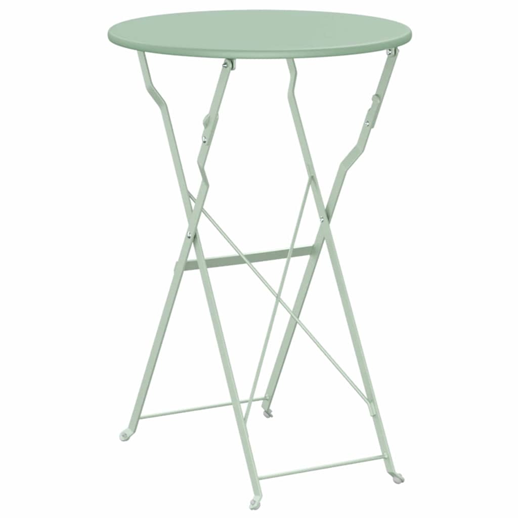 Bistrotisch Helles Mint Ø50x71 cm Pulverbeschichteter Stahl