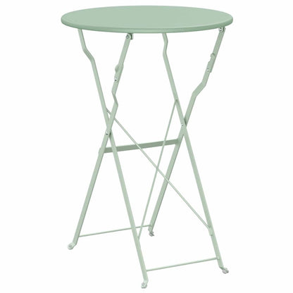 Bistrotisch Helles Mint Ø50x71 cm Pulverbeschichteter Stahl
