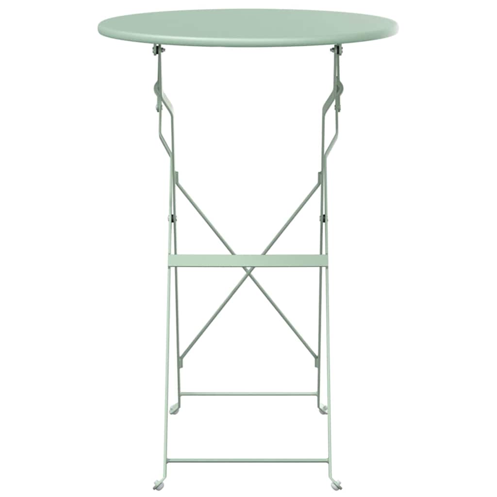 Bistrotisch Helles Mint Ø50x71 cm Pulverbeschichteter Stahl