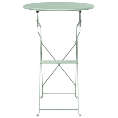 Bistrotisch Helles Mint Ø50x71 cm Pulverbeschichteter Stahl