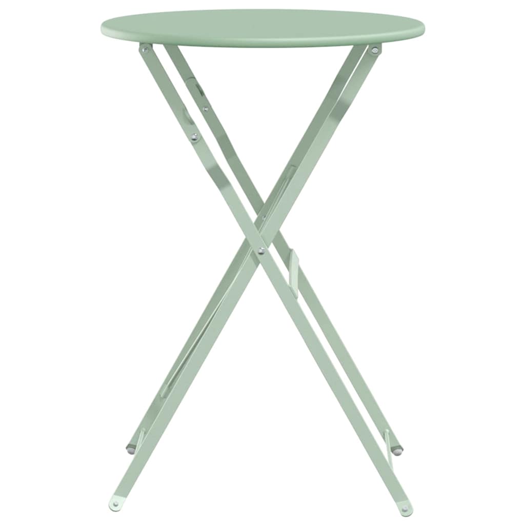 Bistrotisch Helles Mint Ø50x71 cm Pulverbeschichteter Stahl