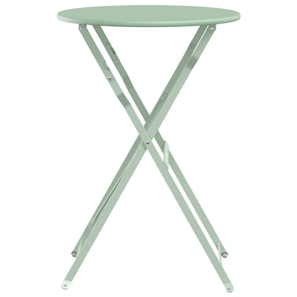 Bistrotisch Helles Mint Ø50x71 cm Pulverbeschichteter Stahl
