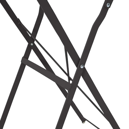 Bistrotisch Anthrazit Ø50x71 cm Pulverbeschichteter Stahl