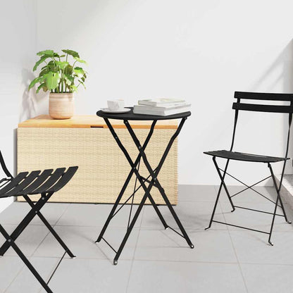 Bistrotisch Anthrazit Ø50x71 cm Pulverbeschichteter Stahl