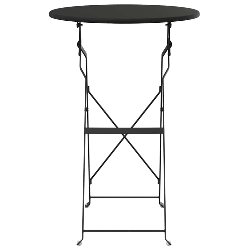 Bistrotisch Anthrazit Ø50x71 cm Pulverbeschichteter Stahl