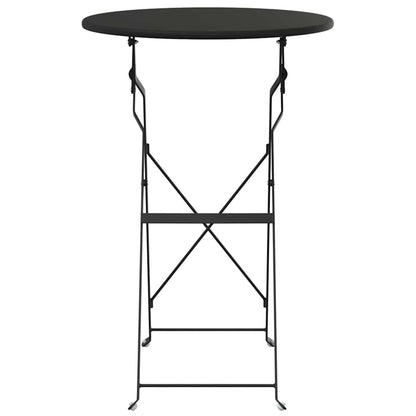 Bistrotisch Anthrazit Ø50x71 cm Pulverbeschichteter Stahl